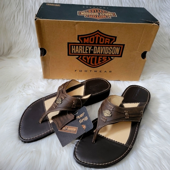 HARLEY DAVIDSON SANDALS - Picture 1 of 8